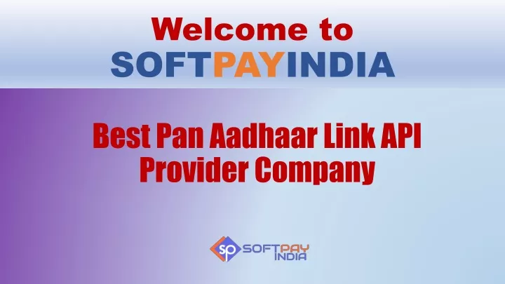 welcome to soft pay india