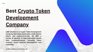 A Great Company is Offering the Best Crypto Tokens
