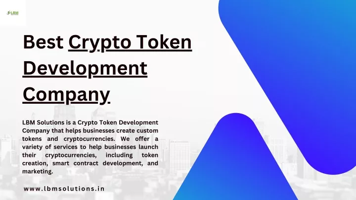 best crypto token development company