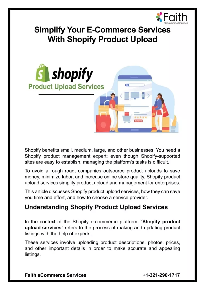 simplify your e commerce services with shopify