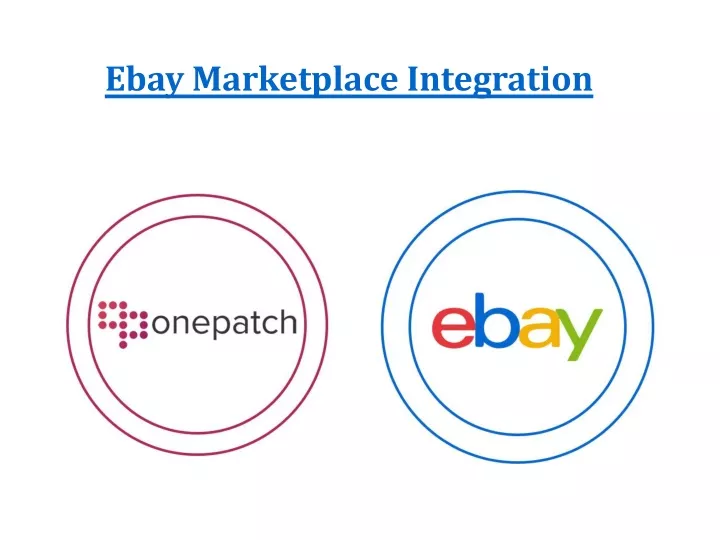 ebay marketplace integration