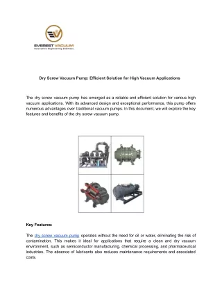 Dry-Screw-Vacuum-Pump_Efficient-Solution-for-High-Vacuum-Applications