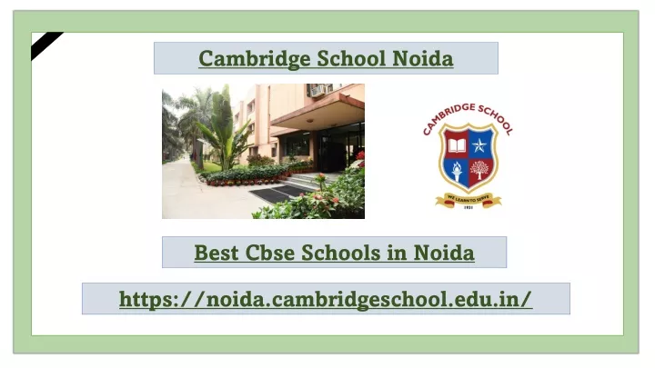 cambridge school noida