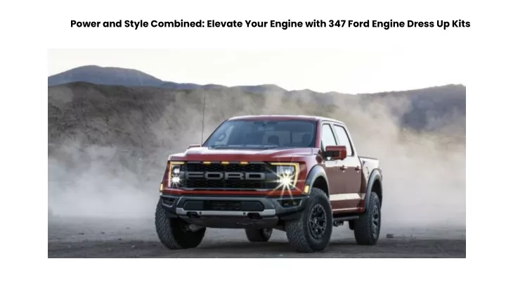power and style combined elevate your engine with