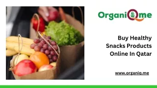 Buy Healthy Snacks Products Online In Qatar