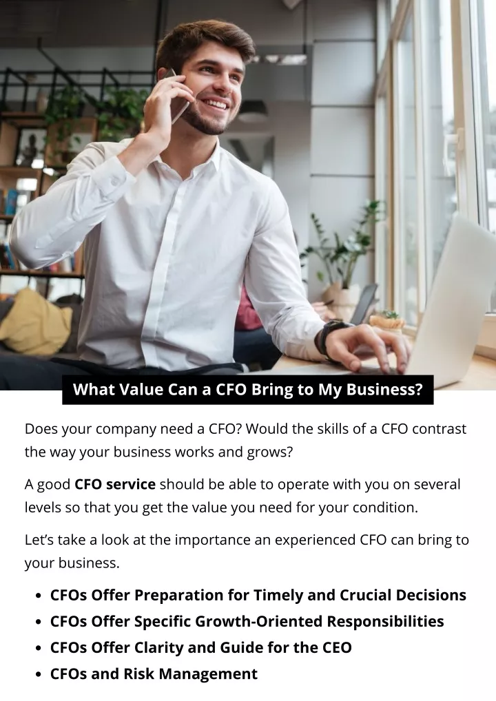 what value can a cfo bring to my business