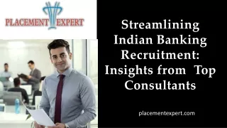 Indian Banking Recruitment Consultants