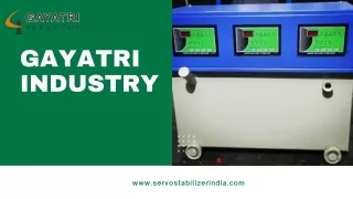 20kVA Servo Stabilizer for Industrial Applications