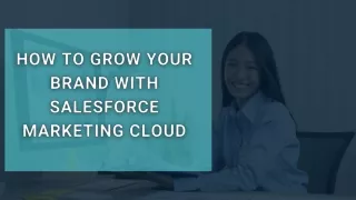 Salesforce Marketing Cloud | Maximize Business ROI & Sales | Concretio