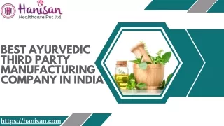 Best Ayurvedic Third Party Manufacturing Company in India