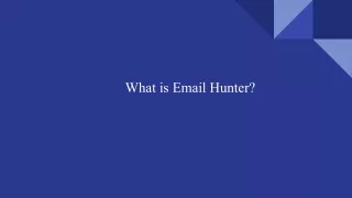 _What is Email Hunter_