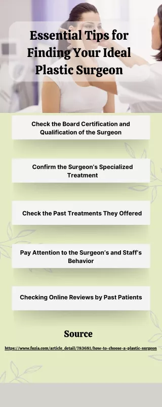 Essential Tips for Finding Your Ideal Plastic Surgeon