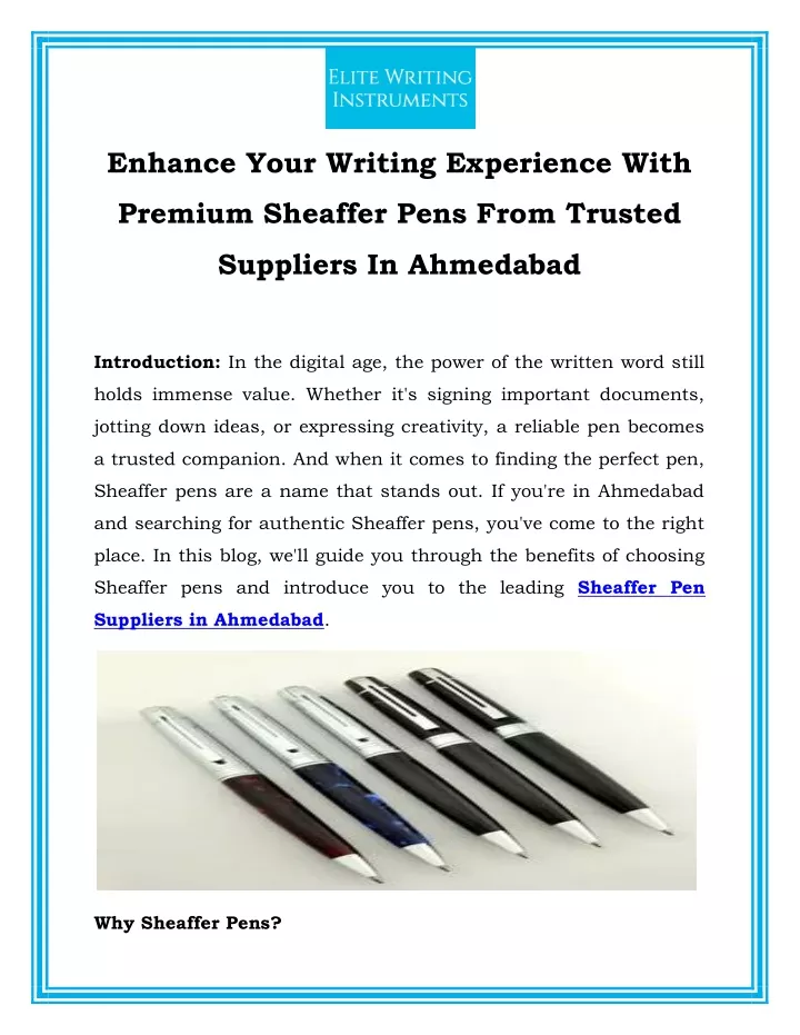 enhance your writing experience with