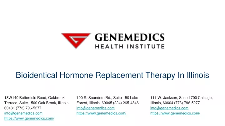 bioidentical hormone replacement therapy in illinois