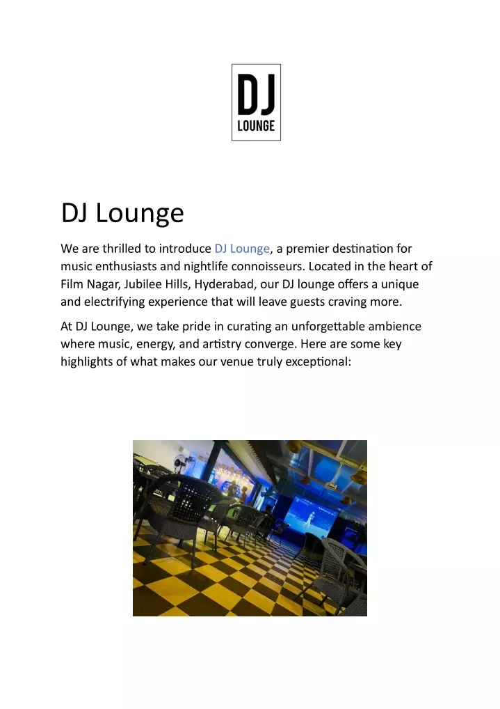 dj lounge