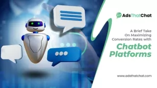 A Brief Take On Maximising Conversion Rates with Chatbot Platforms
