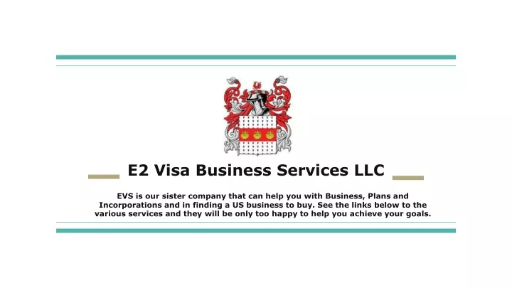 e2 visa business services llc