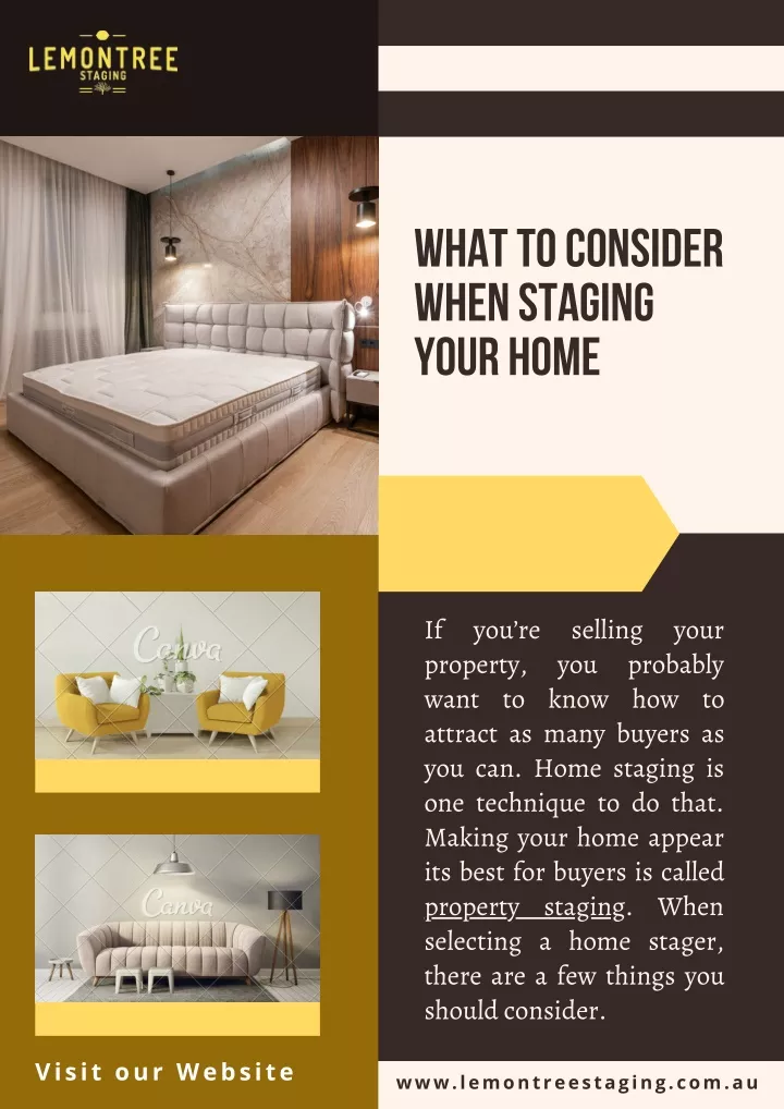 what to consider when staging your home