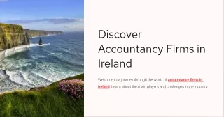 Discover Accountancy Firms in Ireland