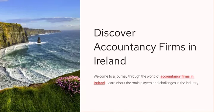 discover accountancy firms in ireland