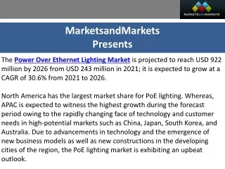 marketsandmarkets presents