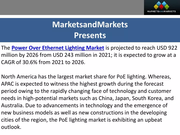 marketsandmarkets presents