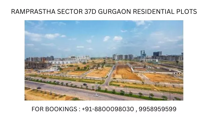 ramprastha sector 37d gurgaon residential plots