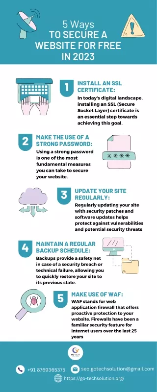 7 Ways To Secure A Website For Free In 2023