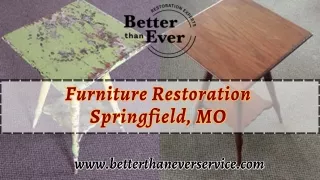 Furniture Restoration Springfield - Restore the Beauty of Old Pieces