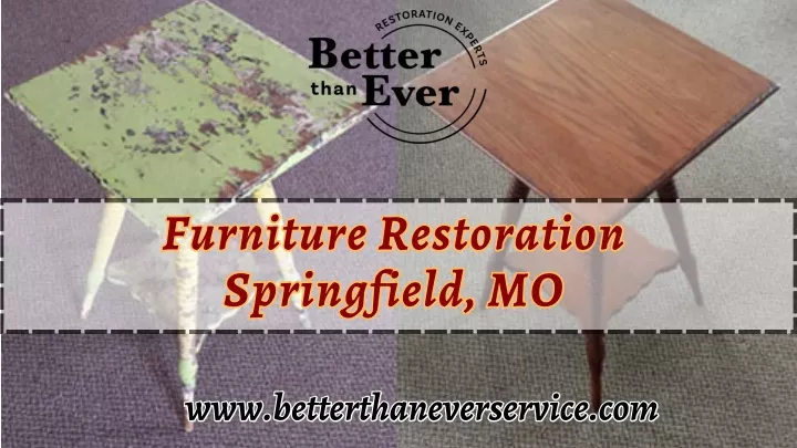 furniture restoration springfield mo springfield