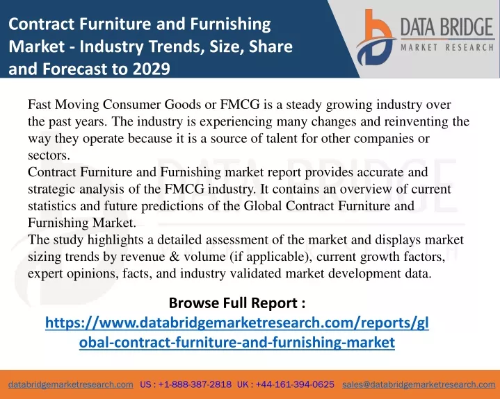 contract furniture and furnishing market industry