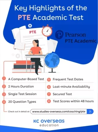 Key Highlights of the PTE Academic Test