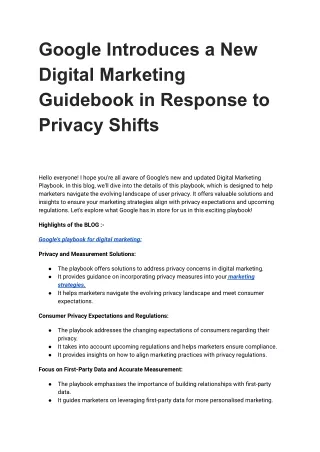 Google Introduces a New Digital Marketing Guidebook in Response to Privacy Shifts (6)