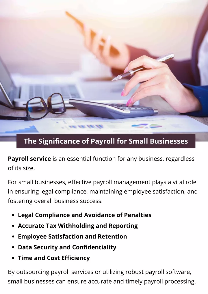 the significance of payroll for small businesses