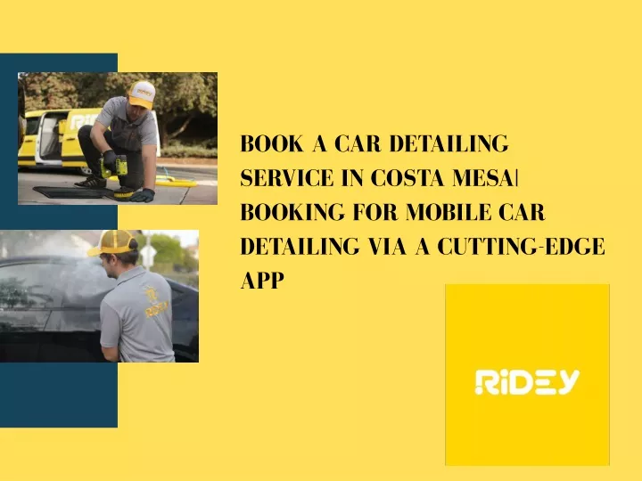 book a car detailing service in costa mesa