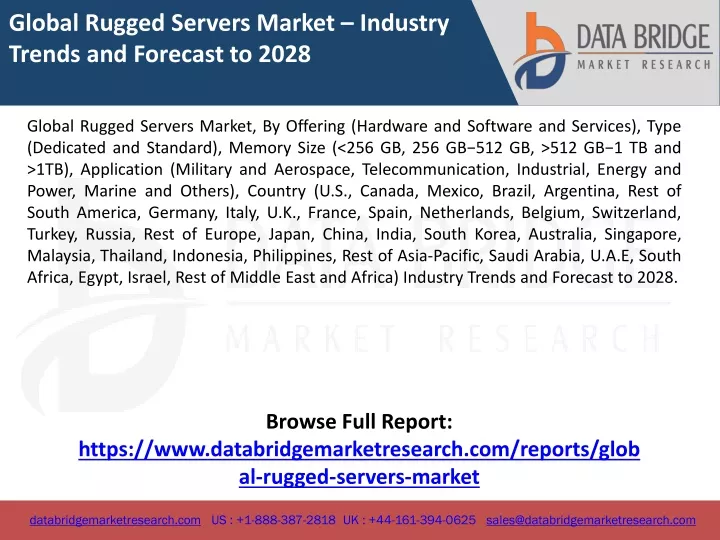 global rugged servers market industry trends