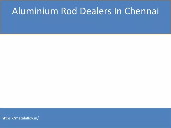 aluminium rod dealers in chennai