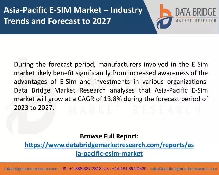 asia pacific e sim market industry trends