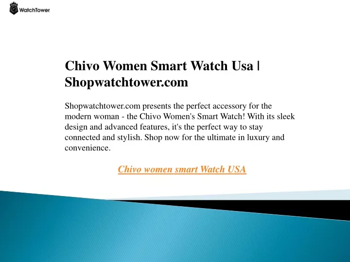 chivo women smart watch usa shopwatchtower