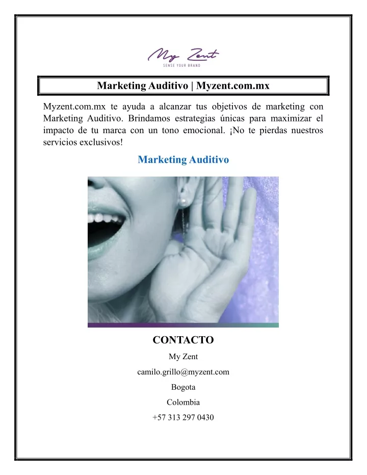 marketing auditivo myzent com mx