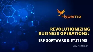 Best ERP Software and Systems in Malaysia: Hypernix