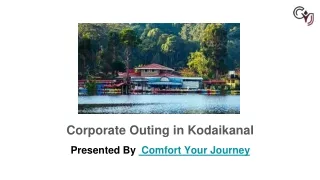 Corporate Offsite Venues in Kodaikanal