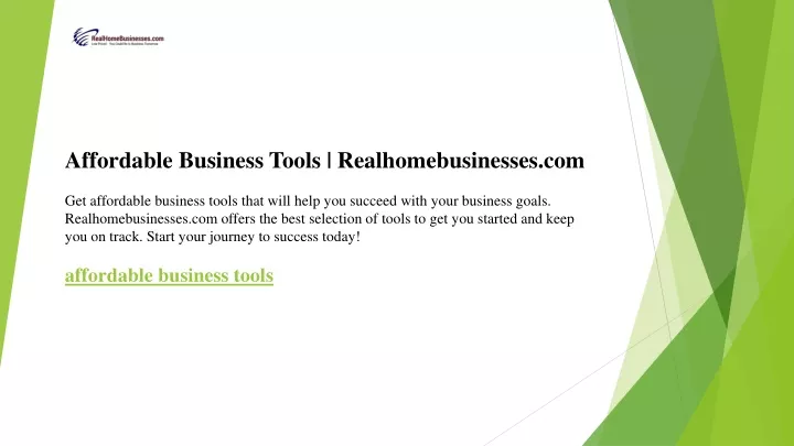 affordable business tools realhomebusinesses