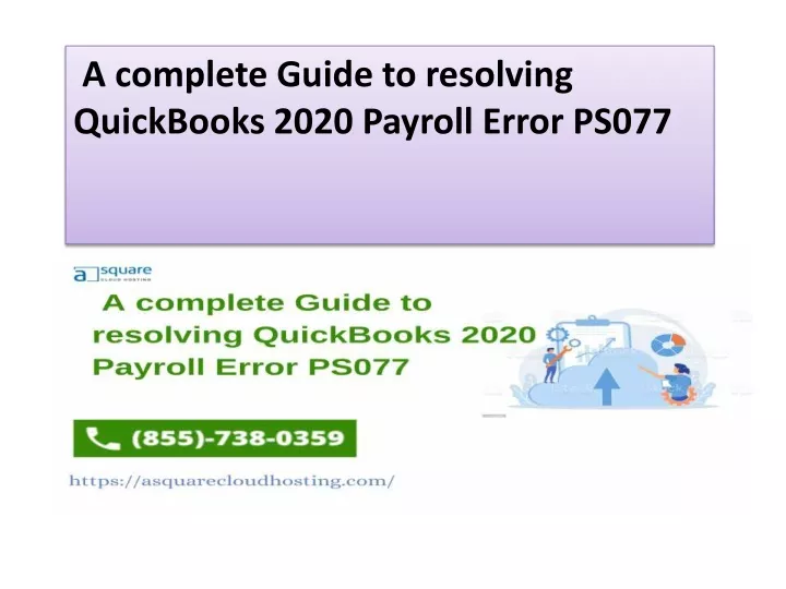 a complete guide to resolving quickbooks 2020