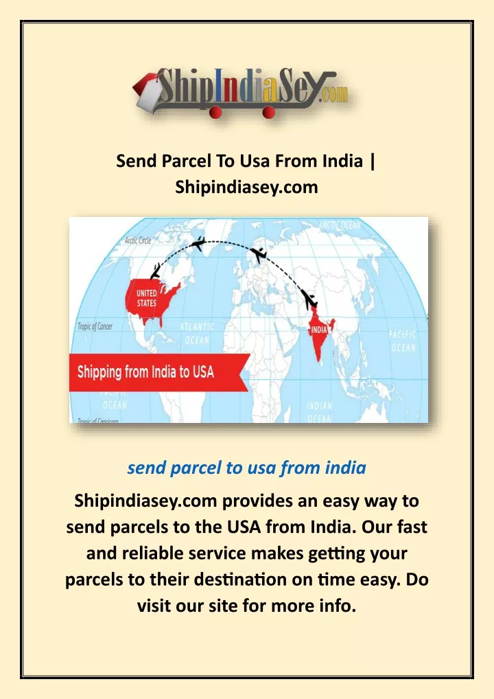 send parcel to usa from india shipindiasey com