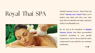 Luxurious Massage Parlour in Mumbai & Spa in MIDC | Royal Thai Spa