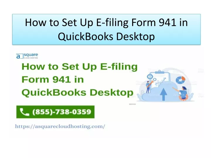 how to set up e filing form 941 in quickbooks