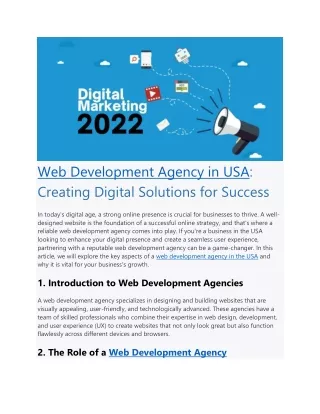 KW - Web Development agency in USA