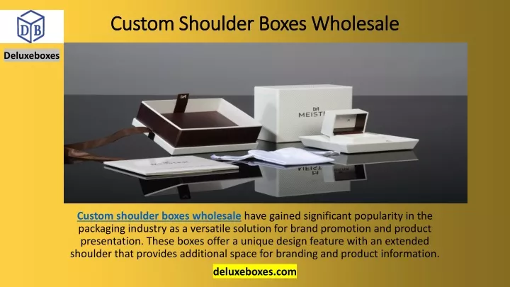 custom shoulder boxes wholesale