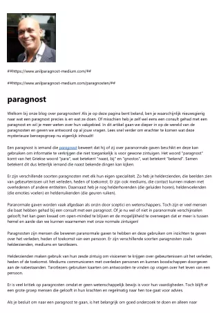 paragnost